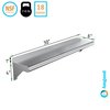 Amgood Stainless Steel Wall Shelf, 30 Long X 6 Deep AMG WS-0630